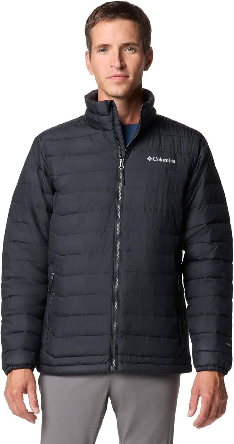 Columbia Chaqueta Powder Lite para hombre, chaqueta acolchada