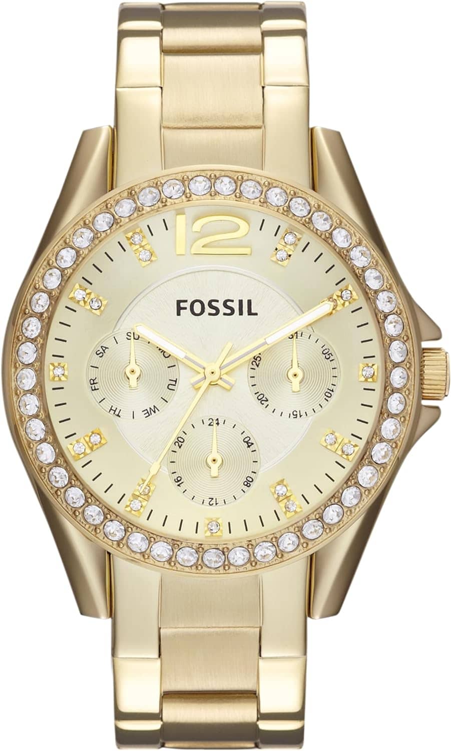 Fossil Women's Riley Stainless Steel Multifunction Watch