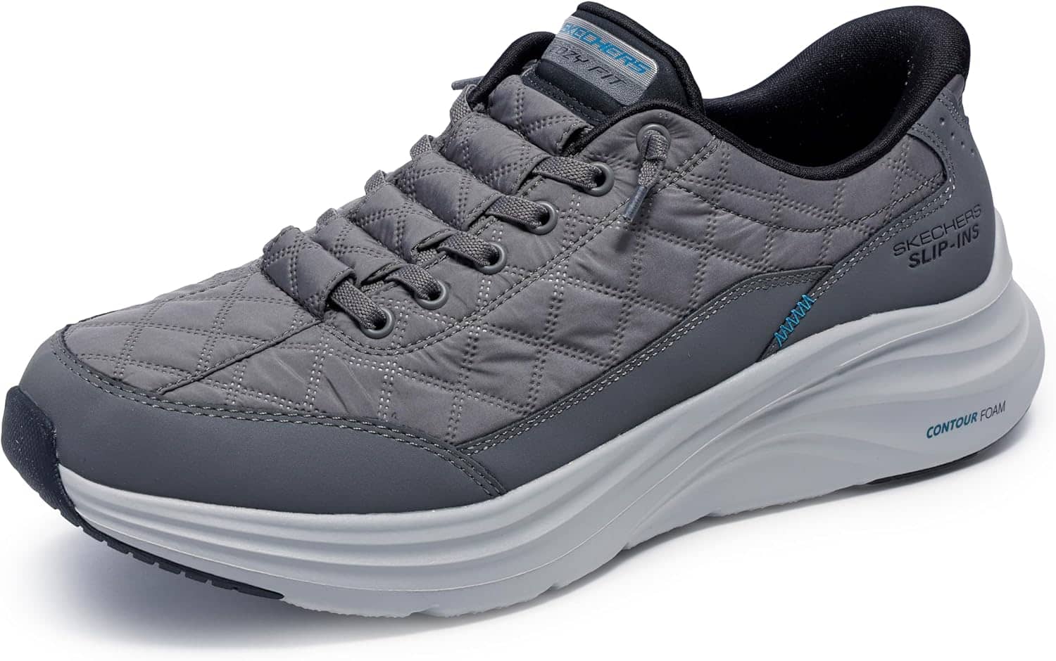 Skechers Men's Contour Foam Cozy Fit Hands Free Slip-in Shoes