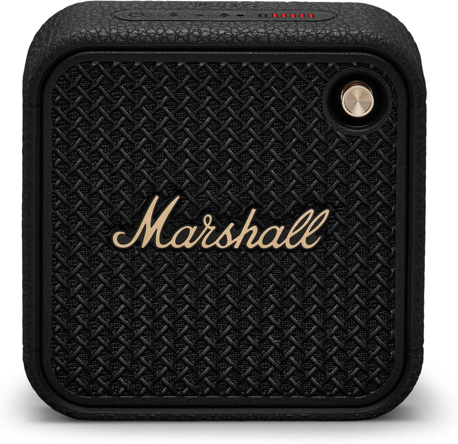 Marshall Willen II Wireless Bluetooth Speakers 17 Hours Playback IP67 Waterproof Quick Charge - Black & Brass